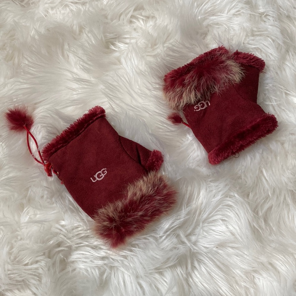 Ugg half finger mittens
